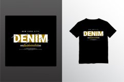 Denim writing design, suitable for screen printing t-shirts Product Image 1