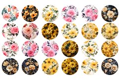 Round Wind Spinner Sublimation Bundle | Wind Spinner PNG Product Image 19