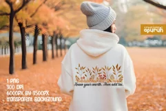 Autumn Floral Motivational Quotes Sublimation 17 Product Image 2
