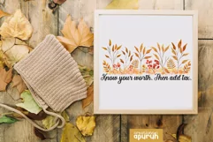 Autumn Floral Motivational Quotes Sublimation 17 Product Image 4