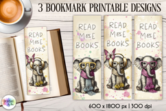 Vintage Winter Animals Bookmarks, Cute Retro Animal Bookmark Product Image 1