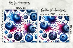 Lunch Bag Sublimation | Fruits and Berries Lunch Bag Print Product Image 2