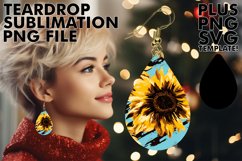 Sublime Western Leopard Print Teardrop Earrings Product Image 1
