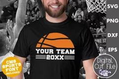 Basketball Shirt Svg | Basketball Svg | Basketball Mascot 17 Product Image 1