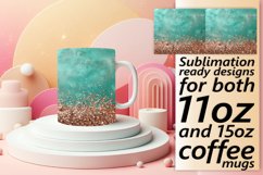 Blossom Leopard Glitter Mug Sublimation Product Image 1