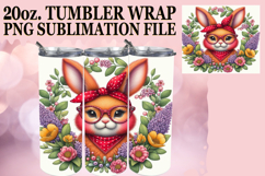 Joyful Moments 20oz tumbler wrap, Cute Animals Product Image 1