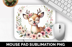 Cute Animals Mouse Pad Bundle, Sublimation Mouse Pad PNG Product Image 8