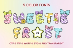 Sweetie Frost - 5 Color fonts Product Image 1
