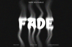 Fading Smoke Text Effect - Dark &amp; Abstract Style Product Image 1