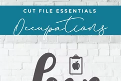 Love my job Dietician svg- a Dietician SVG file for crafters Product Image 4