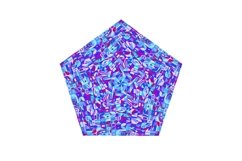 6 Mosaic Pattern Pentagons Product Image 7