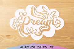 Floral Dream Papercut SVG Product Image 1