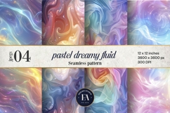 3d Pastel Dreamy Fluid pattern | Magical Patel pattern Product Image 1