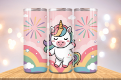 Festive Happy New Year Tumbler Wrap 2026: 20oz Skinny Tumble Product Image 1