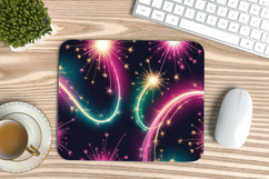Happy New Year PNG Mouse Pad,Festive New Year's Eve 2026 PNG Product Image 1