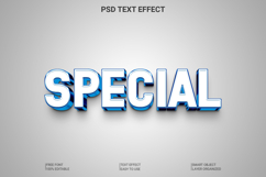 3D Bold Text Effect PSD Photoshop Template Product Image 1