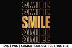 Smile SVG | Stacked SVG Product Image 1