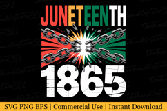 Juneteenth since 1865 Svg | Svg Cut Files Product Image 1