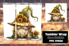 Joyful Watercolor Gnome 20oz Tumbler Designs Product Image 1