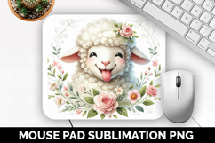 Cute Animals Mouse Pad Bundle, Sublimation Mouse Pad PNG Product Image 9