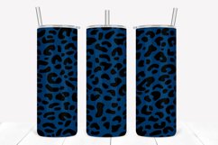 Marine Leopard Pattern 20oz Skinny Tumbler Sublimation Product Image 1