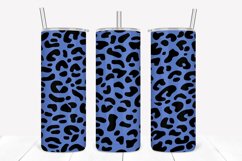 Mermaid Leopard Pattern 20oz Skinny Tumbler Sublimation Product Image 1