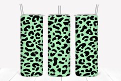 Mint Leopard Pattern 20oz Skinny Tumbler Sublimation Product Image 1