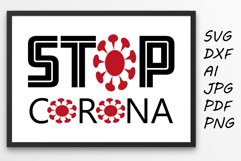 Stop Corona svg Product Image 1