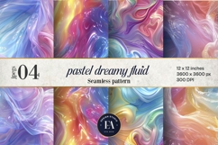 3d Pastel Dreamy Fluid pattern | Magical Patel pattern Product Image 1