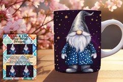 Cute Gnome Wrap for 11oz 15oz Christmas Mug Product Image 1