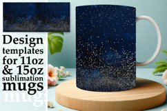 Floral Leopard Sparkle Mug Sublimation Product Image 1