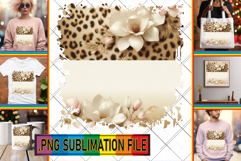 Cheerful PNG Sublimation Art, Leopard Prints Product Image 1