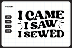 35 Funny Sewing Quote SVG For Sewist Bundle Product Image 9