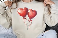 Cute Watercolor Valentines Day Clipart PNG Product Image 1