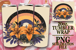 Sweet adventures 20oz tumbler wrap, Rainbow Product Image 1