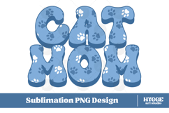 American Cat Mama Papa 4th of July USA Paw DTF PNG Bundle Product Image 4