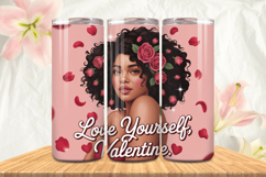 Black Girl Magic Black Woman Positive mind 20oz Tumbler wrap Product Image 1