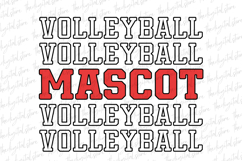 Volleyball Mascot SVG | SVG Cut files | Cricut Product Image 1