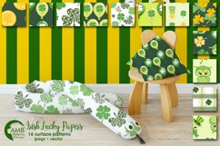 Irish Lucky Surface Patterns, Owl papers, AMB-827 Product Image 2