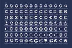 creative letter C icon set. design for business of luxury Product Image 1