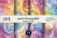 3d Pastel Dreamy Fluid pattern | Magical Patel pattern Product Image 1