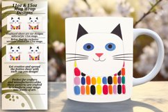 Cat's Colorful World: Mug Wrap Delights Product Image 1
