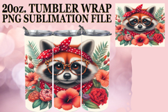 ENCHANTING GIFT 20oz TUMBLER WRAP, Cute Animals Product Image 1