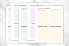 Priority Matrix Editable Template 2 | 4 Quadrant Blank Product Image 3