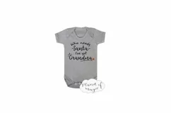 Baby Svg, Who Needs Santa I've Got Grandma Svg, Baby Quote Product Image 2