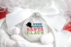 Christmas SVG Cut File - Here Comes Santa Claus SVG File Product Image 3