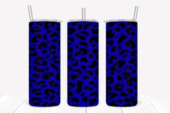 Royal Leopard Pattern 20oz Skinny Tumbler Sublimation Product Image 1
