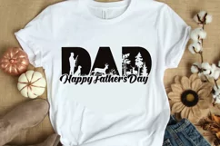 DAD SVG PNG DXF EPS Files Father's Day SVG Dad Hunter SVG Product Image 3