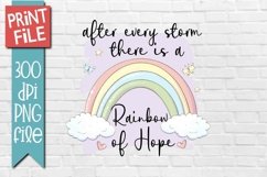 Rainbow Quotes Sublimation Design Product Image 1