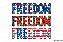 America Freedom Svg | 4th of July Svg | Svg Cut File Product Image 1